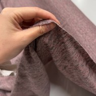 Tissu Jersey coton moucheté pourpre Tissu Jersey coton moucheté pourpre