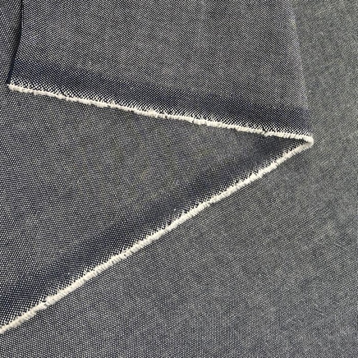 Tissu coton aspect jean bleu- Haute couture Tissu coton aspect jean bleu- Haute couture