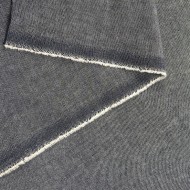 Tissu coton aspect jean bleu- Haute couture Tissu coton aspect jean bleu- Haute couture