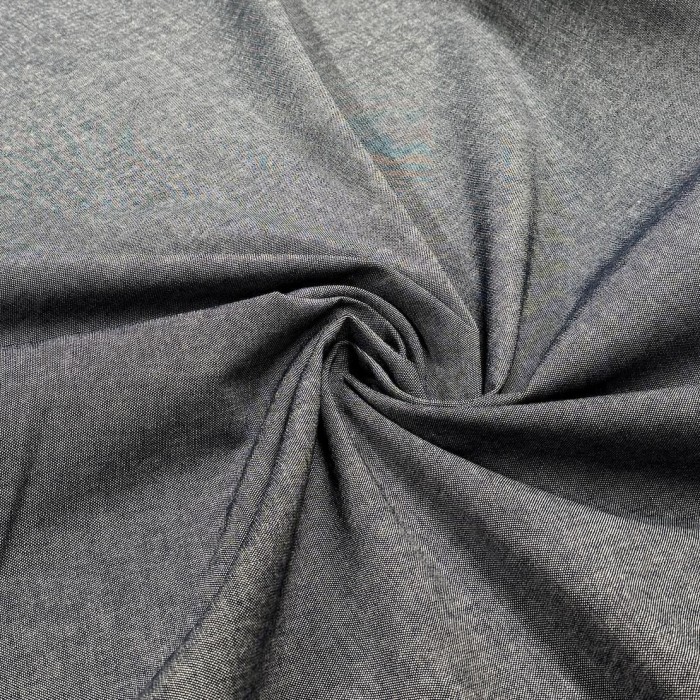 Tissu coton aspect jean bleu- Haute couture Tissu coton aspect jean bleu- Haute couture