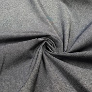 Tissu coton aspect jean bleu- Haute couture Tissu coton aspect jean bleu- Haute couture