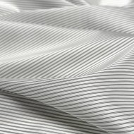 Tissu doublure polyester acétate à rayures blanches et noires Tissu doublure polyester acétate à rayures blanches et noires