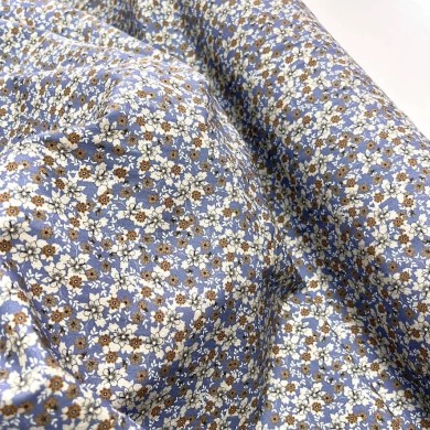 Tissu coton lavande florale