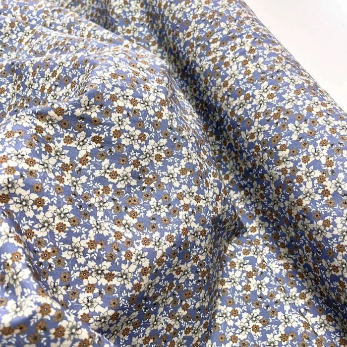 Tissu coton lavande florale