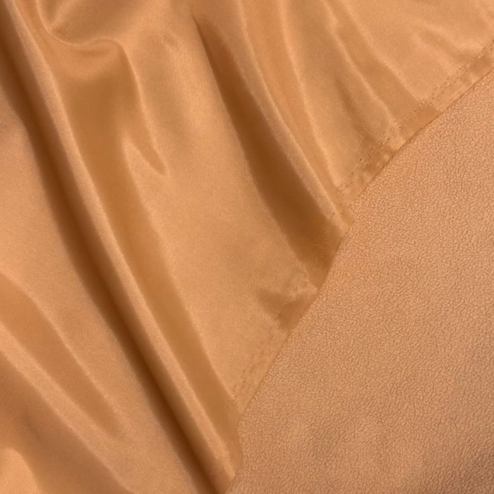 Tissu doublure 100% polyester camel uni Tissu doublure 100% polyester camel uni