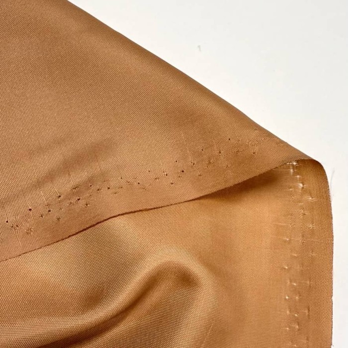 Tissu doublure 100% polyester camel uni Tissu doublure 100% polyester camel uni