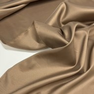 Tissu doublure polyester taupe uni Tissu doublure polyester taupe uni