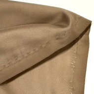 Tissu doublure polyester taupe uni Tissu doublure polyester taupe uni