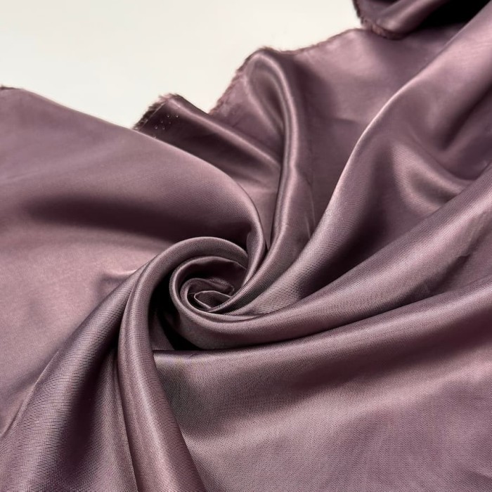 Tissu doublure viscose mauve uni