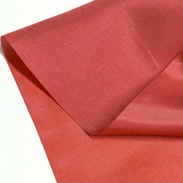 Tissu doublure polyester saumon uni Tissu doublure polyester saumon uni