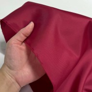 Tissu doublure polyester framboise uni