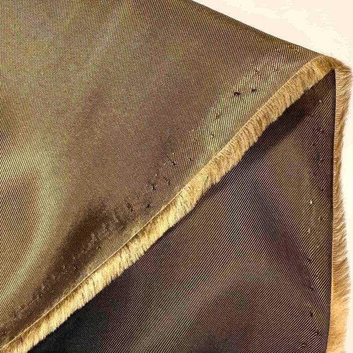Tissu doublure polyester viscose bronze uni Tissu doublure polyester viscose bronze uni