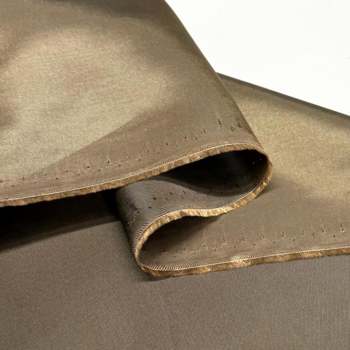 Tissu doublure polyester viscose bronze uni Tissu doublure polyester viscose bronze uni
