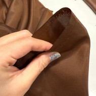 Tissu doublure polyester marron uni Tissu doublure polyester marron uni