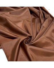 Tissu doublure polyester marron uni Tissu doublure polyester marron uni