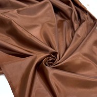 Tissu doublure polyester marron uni Tissu doublure polyester marron uni