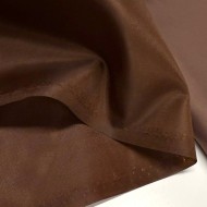 Tissu doublure polyester marron uni Tissu doublure polyester marron uni