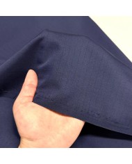 Tissu doublure polyester bleu marine à rayures