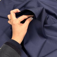 Tissu doublure polyester bleu marine à rayures Tissu doublure polyester bleu marine à rayures