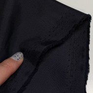 Tissu doublure polyester bleu marine foncé uni Tissu doublure polyester bleu marine foncé uni