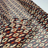 Tissu voile de polyester petit cercle multi-couleurs Tissu voile de polyester petit cercle multi-couleurs
