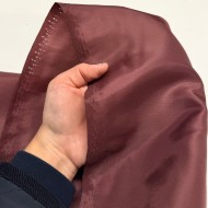 Tissu doublure polyester vieux rose uni Tissu doublure polyester vieux rose uni