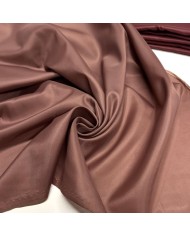 Tissu doublure polyester taupe rosé uni Tissu doublure polyester taupe rosé uni