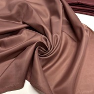 Tissu doublure polyester taupe rosé uni Tissu doublure polyester taupe rosé uni