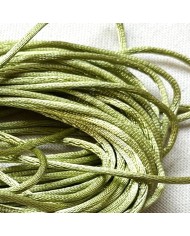 Queue de rat vert pomme polyester 2mm