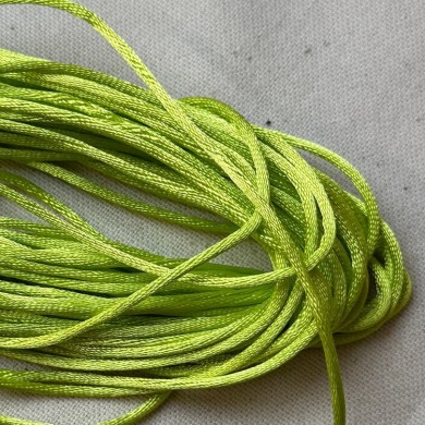 Queue de rat vert polyester 2mm