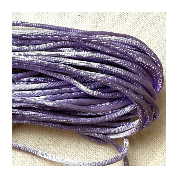 Queue de rat violet polyester 2mm