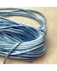 Queue de rat bleu ciel polyester 2mm