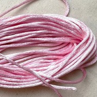 Queue de rat rose polyester 2mm