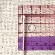 Queue de rat blanc écru polyester 2mm