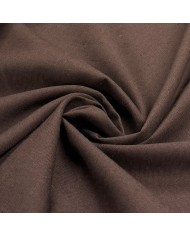Tissu Lin Coton marron uni Tissu Lin Coton marron uni