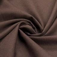 Tissu Lin Coton marron uni Tissu Lin Coton marron uni