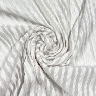 Tissu maille Polyamide rayure blanc Tissu maille Polyamide rayure blanc