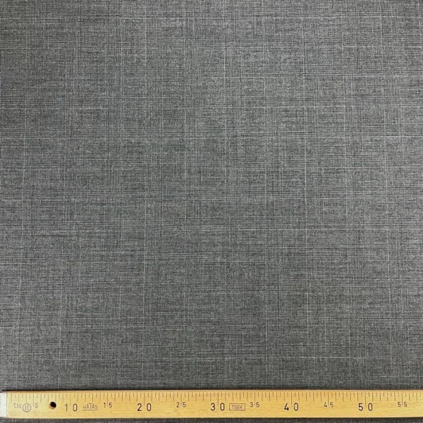 Tissu lainage élasthanne carreaux gris Tissu lainage élasthanne carreaux gris