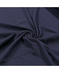 Tissu laine rayure bleu marine foncé Tissu laine rayure bleu marine foncé