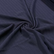 Tissu laine rayure bleu marine foncé Tissu laine rayure bleu marine foncé