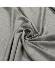 Tissu laine fibres mélangées stretch uni gris Tissu laine fibres mélangées stretch uni gris