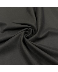 Tissu laine fin uni noir Tissu laine fin uni noir