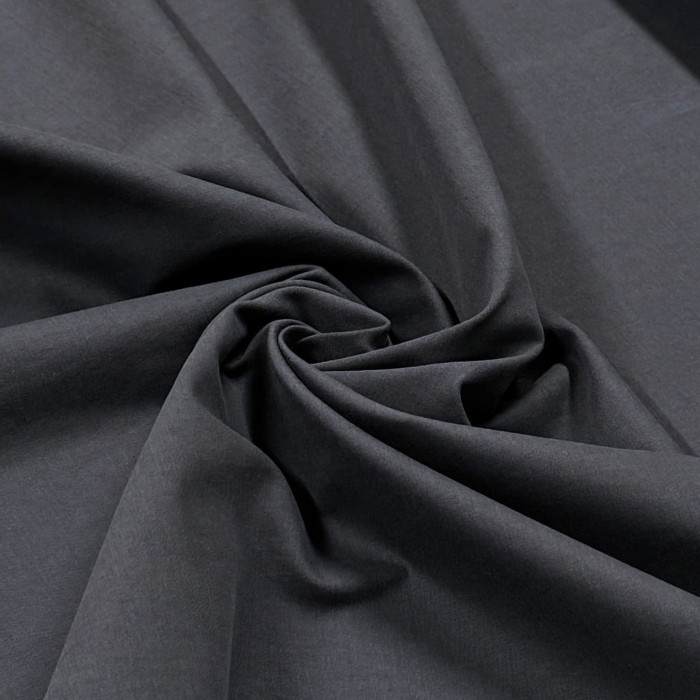 Tissu viscose coton élasthanne gris foncé Tissu viscose coton élasthanne gris foncé
