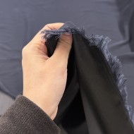 Tissu polyester viscose élasthanne uni bleu foncé Tissu polyester viscose élasthanne uni bleu foncé