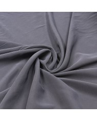 Tissu polyester viscose élasthanne uni bleu foncé Tissu polyester viscose élasthanne uni bleu foncé