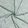 Tissu viscose art déco vert canard Tissu viscose art déco vert canard