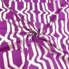 Tissu coton art déco violet Coupon 200x140cm Tissu coton art déco violet Coupon 200x140cm