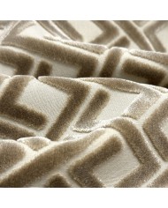 Tissu velours Magnum beige - Tissu d'éditeur