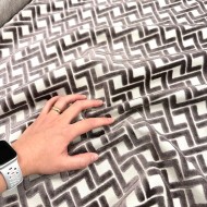 Tissu velours Magnum taupe - Tissu d'éditeur