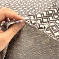 Tissu velours Magnum taupe - Tissu d'éditeur